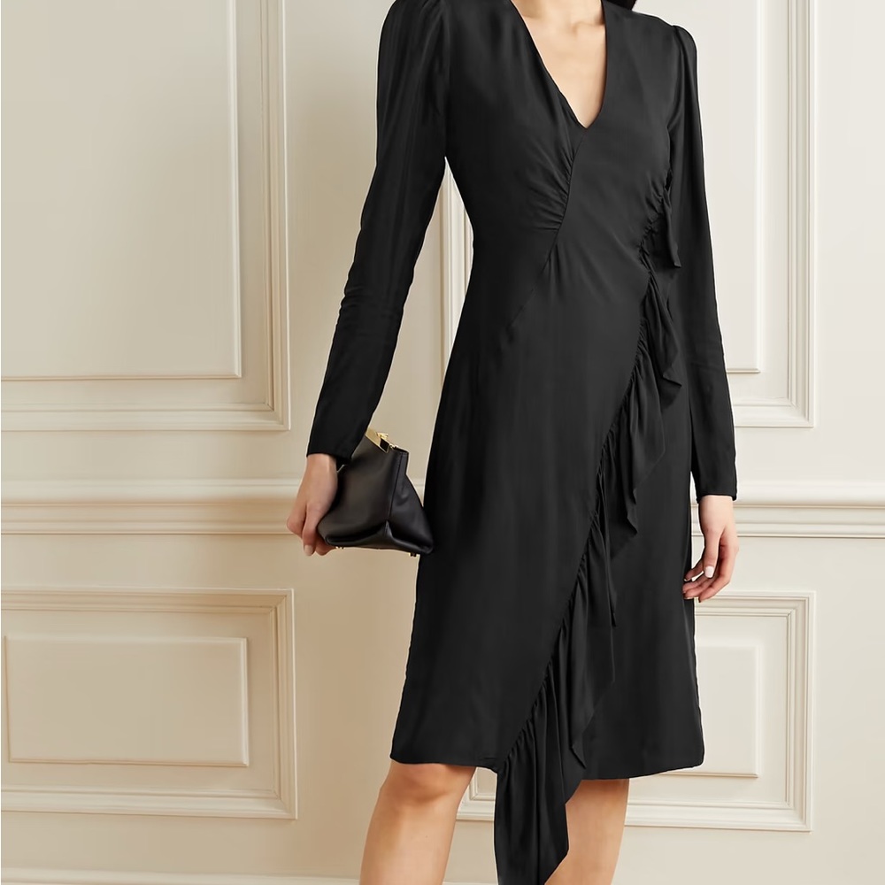 By Malene Birger Red Bixia Stretch Crepe Dress